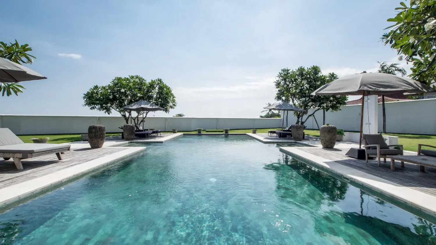 Pool toward the sea